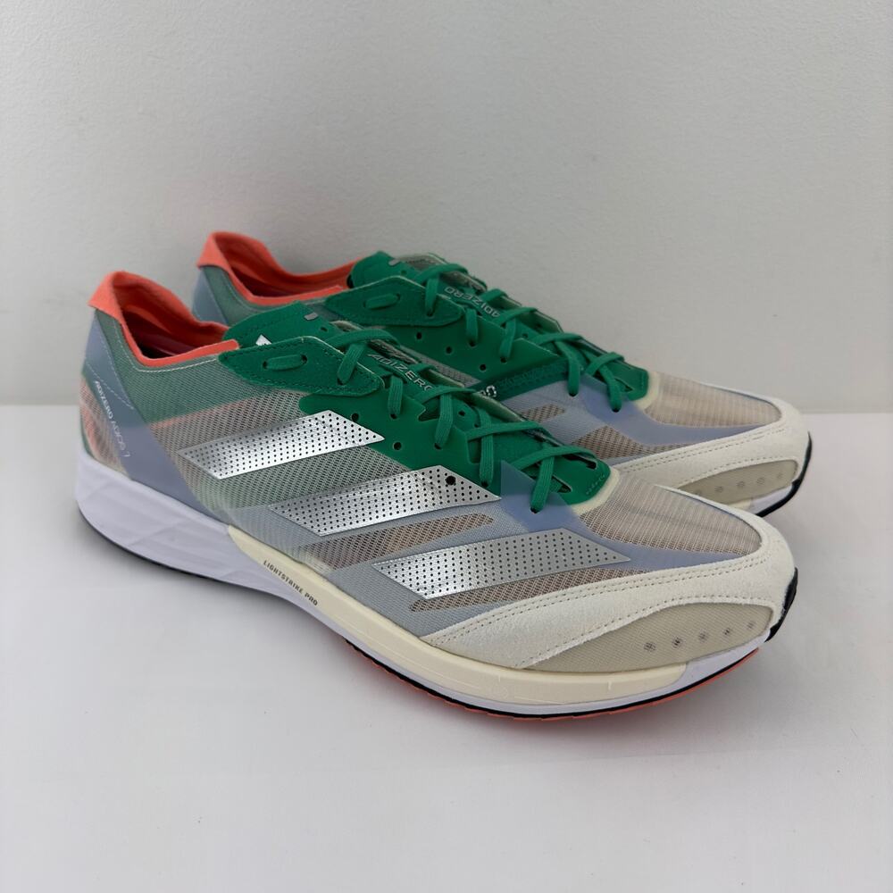 Adidas Men's Athletic Shoes - Green and White